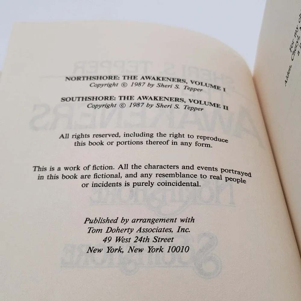 Sheri S. Tepper The Awakeners Hardcover Book Club Edition Sci-Fi‎ Omnibus Good